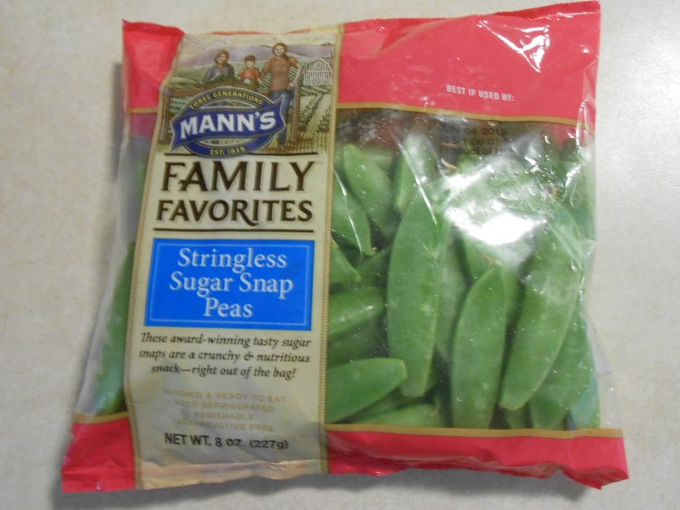 MANN'S FAMILY FAVORITES STRINGLESS SUGAR SNAP PEAS FROZEN