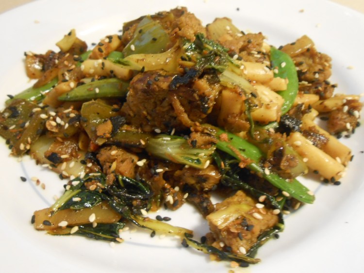 VEGGIE SAUSAGE ASIAN TUMBLE 1