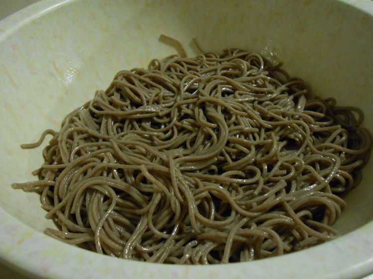 BUCKWHEAT NOODLES COOKED