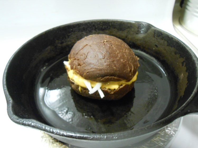 PREMELTED CHEESE ON PUMPERNICKEL 2