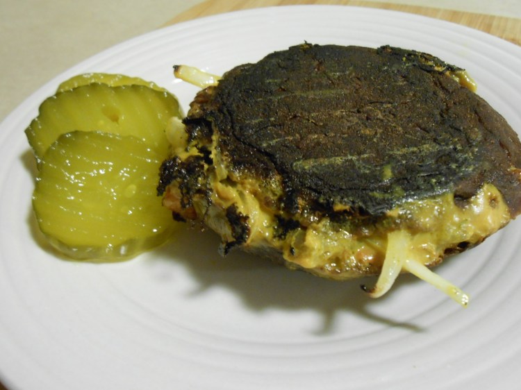 PREMELTED CHEESE ON PUMPERNICKLE 3