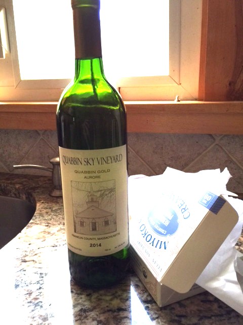 QUABBIN SKY VINEYARD WINE PLUS MIYOKO CHEESE