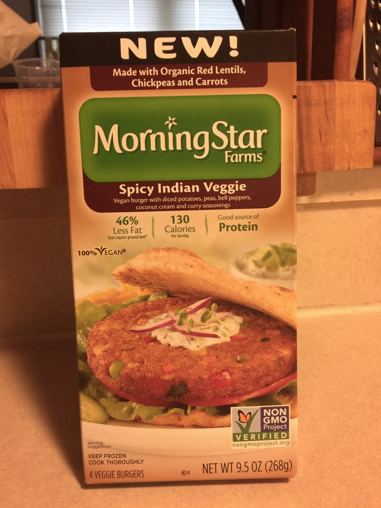 MORNINGSTAR SPICY INDIAN VEGGIE BURGER