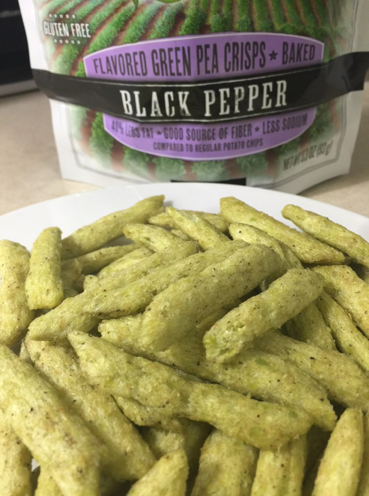 SNAP PEA CRISPS SERVING