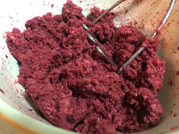 BLOOD RED SAUSAGE BATTER