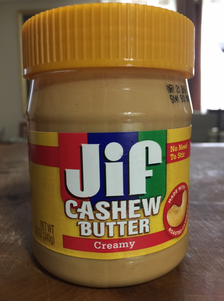 JIF CASHEW BUTTER