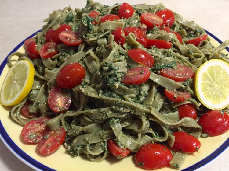 ROASTED GARLIC SPINACH PESTO 2