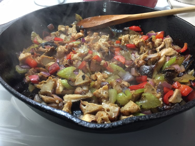 VEGAN CHICKEN SCORCHED RICE 1