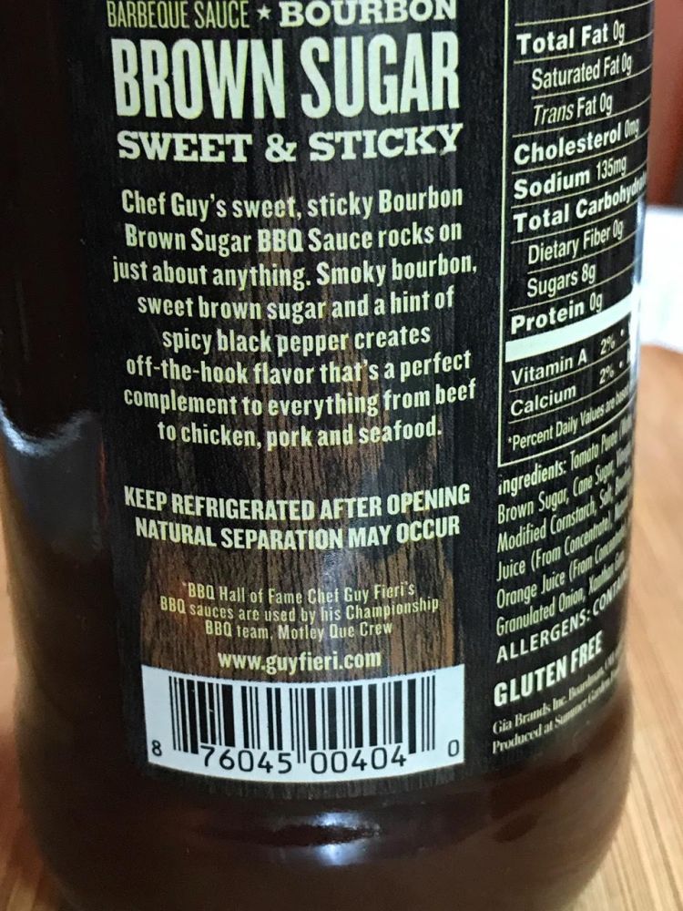 GUY FIERI BARBECUE SAUCE 2