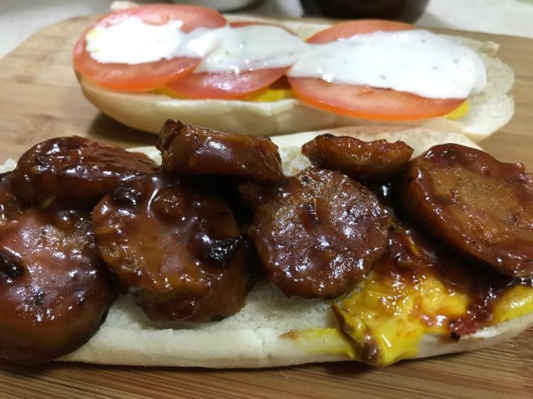 ITALIAN BARBECUE SAUSAGE SUB SANDWICH 2