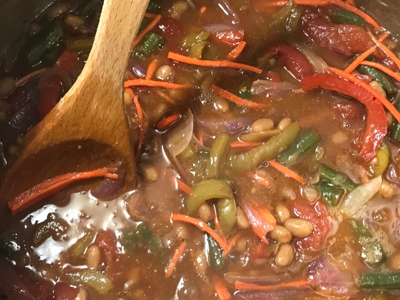 STEWED TOMATO BEAN POT 1