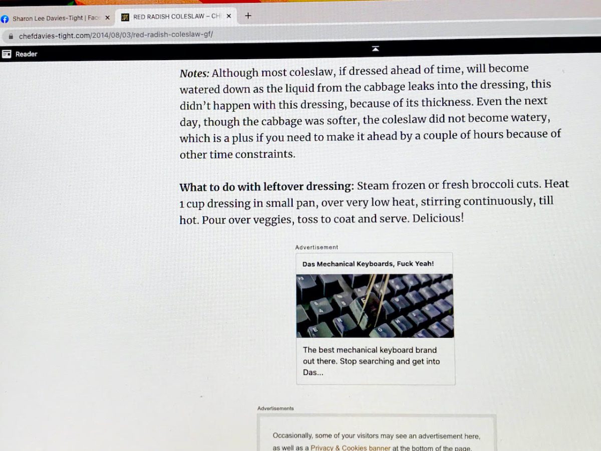 Madison Avenue Blocks The Animal-Free Chef For Mature Content, Then Approves F**k Ads On Her&nbsp;Site