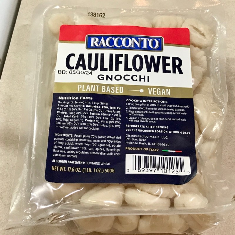 Racconto Cauliflower Gnocchi